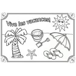 Dessin à colorier: Été (Nature et saisons) #177276 - Coloriages à Imprimer Gratuits