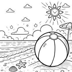 Dessin à colorier: Été (Nature et saisons) #218911 - Coloriages à Imprimer Gratuits