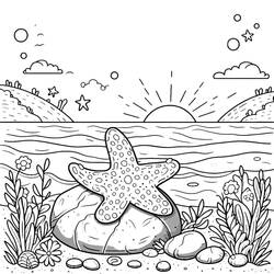 Dessin à colorier: Été (Nature et saisons) #218917 - Coloriages à Imprimer Gratuits