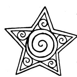 Dessin à colorier: Étoiles (Nature et saisons) #155877 - Coloriages à Imprimer Gratuits