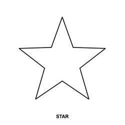 Dessin à colorier: Étoiles (Nature et saisons) #155881 - Coloriages à Imprimer Gratuits