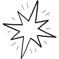 Dessin à colorier: Étoiles (Nature et saisons) #155899 - Coloriages à Imprimer Gratuits
