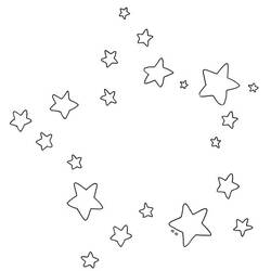 Dessin à colorier: Étoiles (Nature et saisons) #155902 - Coloriages à Imprimer Gratuits