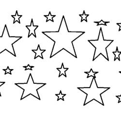 Dessin à colorier: Étoiles (Nature et saisons) #155905 - Coloriages à Imprimer Gratuits
