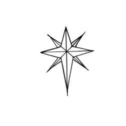 Dessin à colorier: Étoiles (Nature et saisons) #155940 - Coloriages à Imprimer Gratuits