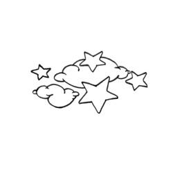 Dessin à colorier: Étoiles (Nature et saisons) #155958 - Coloriages à Imprimer Gratuits