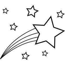 Dessin à colorier: Étoiles (Nature et saisons) #155965 - Coloriages à Imprimer Gratuits
