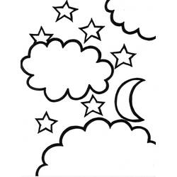 Dessin à colorier: Étoiles (Nature et saisons) #155972 - Coloriages à Imprimer Gratuits