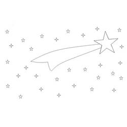 Dessin à colorier: Étoiles (Nature et saisons) #156028 - Coloriages à Imprimer Gratuits