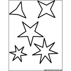 Dessin à colorier: Étoiles (Nature et saisons) #156083 - Coloriages à Imprimer Gratuits