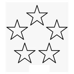 Dessin à colorier: Étoiles (Nature et saisons) #177521 - Coloriages à Imprimer Gratuits