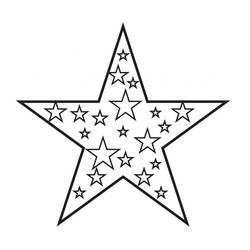 Dessin à colorier: Étoiles (Nature et saisons) #177522 - Coloriages à Imprimer Gratuits