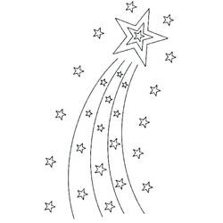 Coloriage Étoiles (Nature et saisons) #177546 à imprimer et colorier