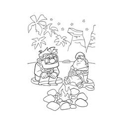 Dessin à colorier: Feu de camp (Nature et saisons) #156776 - Coloriages à Imprimer Gratuits