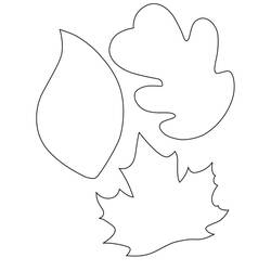 Dessin à colorier: Feuille (Nature et saisons) #191816 - Coloriages à Imprimer Gratuits