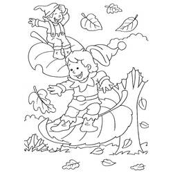 Dessin à colorier: Feuille (Nature et saisons) #191819 - Coloriages à Imprimer Gratuits