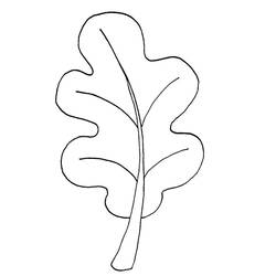 Dessin à colorier: Feuille (Nature et saisons) #191843 - Coloriages à Imprimer Gratuits
