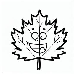 Dessin à colorier: Feuille d’Erable (Nature et saisons) #190237 - Coloriages à Imprimer Gratuits