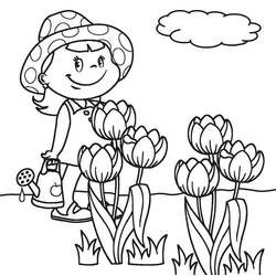 Dessin à colorier: Fleur (Nature et saisons) #170869 - Coloriages à Imprimer Gratuits