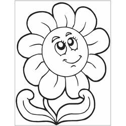 Dessin à colorier: Fleur (Nature et saisons) #170872 - Coloriages à Imprimer Gratuits