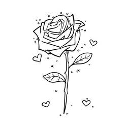 Dessin à colorier: Fleur (Nature et saisons) #170876 - Coloriages à Imprimer Gratuits