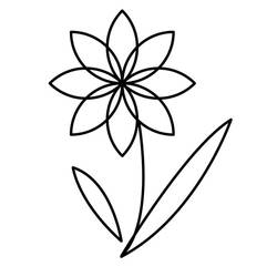 Dessin à colorier: Fleur (Nature et saisons) #170881 - Coloriages à Imprimer Gratuits