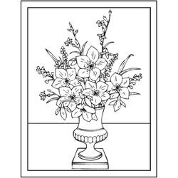 Dessin à colorier: Fleur (Nature et saisons) #170884 - Coloriages à Imprimer Gratuits