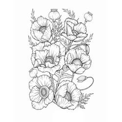 Dessin à colorier: Fleur (Nature et saisons) #170886 - Coloriages à Imprimer Gratuits