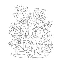 Dessin à colorier: Fleur (Nature et saisons) #170894 - Coloriages à Imprimer Gratuits