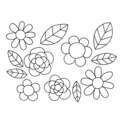 Dessin à colorier: Fleur (Nature et saisons) #181730 - Coloriages à Imprimer Gratuits