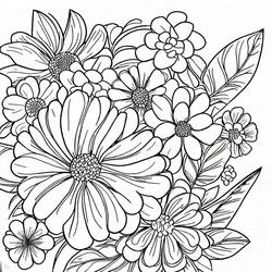 Dessin à colorier: Fleur (Nature et saisons) #183032 - Coloriages à Imprimer Gratuits