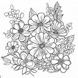Dessin à colorier: Fleur (Nature et saisons) #183035 - Coloriages à Imprimer Gratuits