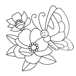 Dessin à colorier: Fleurs (Nature et saisons) #154992 - Coloriages à Imprimer Gratuits