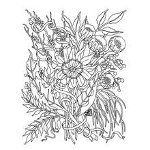 Dessin à colorier: Fleurs (Nature et saisons) #155012 - Coloriages à Imprimer Gratuits