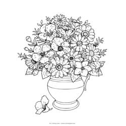 Dessin à colorier: Fleurs (Nature et saisons) #155017 - Coloriages à Imprimer Gratuits