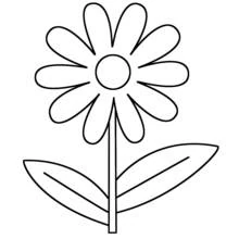 Dessin à colorier: Fleurs (Nature et saisons) #155038 - Coloriages à Imprimer Gratuits