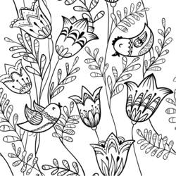 Dessin à colorier: Fleurs (Nature et saisons) #155053 - Coloriages à Imprimer Gratuits