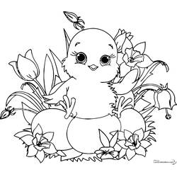 Dessin à colorier: Fleurs (Nature et saisons) #155084 - Coloriages à Imprimer Gratuits