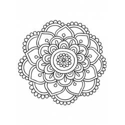 Dessin à colorier: Fleurs (Nature et saisons) #155088 - Coloriages à Imprimer Gratuits
