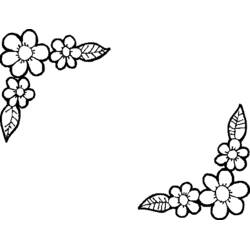 Dessin à colorier: Fleurs (Nature et saisons) #155111 - Coloriages à Imprimer Gratuits