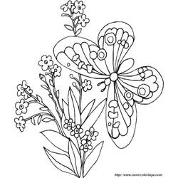 Dessin à colorier: Fleurs (Nature et saisons) #155125 - Coloriages à Imprimer Gratuits
