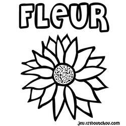 Dessin à colorier: Fleurs (Nature et saisons) #155132 - Coloriages à Imprimer Gratuits