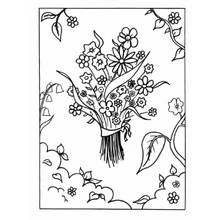 Coloriage Fleurs (Nature et saisons) #155145 à imprimer et colorier