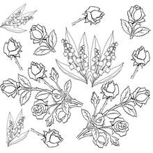 Dessin à colorier: Fleurs (Nature et saisons) #155161 - Coloriages à Imprimer Gratuits