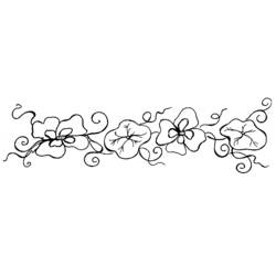 Dessin à colorier: Fleurs (Nature et saisons) #155186 - Coloriages à Imprimer Gratuits