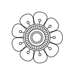 Dessin à colorier: Fleurs (Nature et saisons) #155205 - Coloriages à Imprimer Gratuits