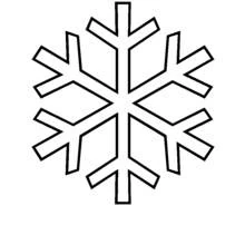 Dessin à colorier: Flocon de Neige (Nature et saisons) #160452 - Coloriages à Imprimer Gratuits