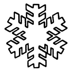 Dessin à colorier: Flocon de Neige (Nature et saisons) #160469 - Coloriages à Imprimer Gratuits