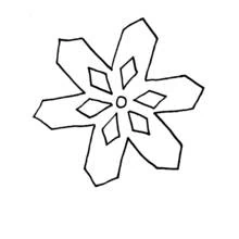 Dessin à colorier: Flocon de Neige (Nature et saisons) #160479 - Coloriages à Imprimer Gratuits