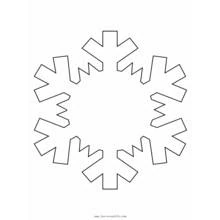 Dessin à colorier: Flocon de Neige (Nature et saisons) #160483 - Coloriages à Imprimer Gratuits